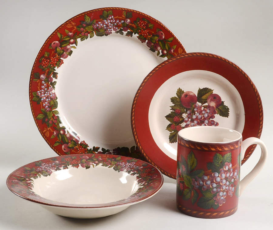 Fruit Garland 4 Piece Place Setting by Certified International-1