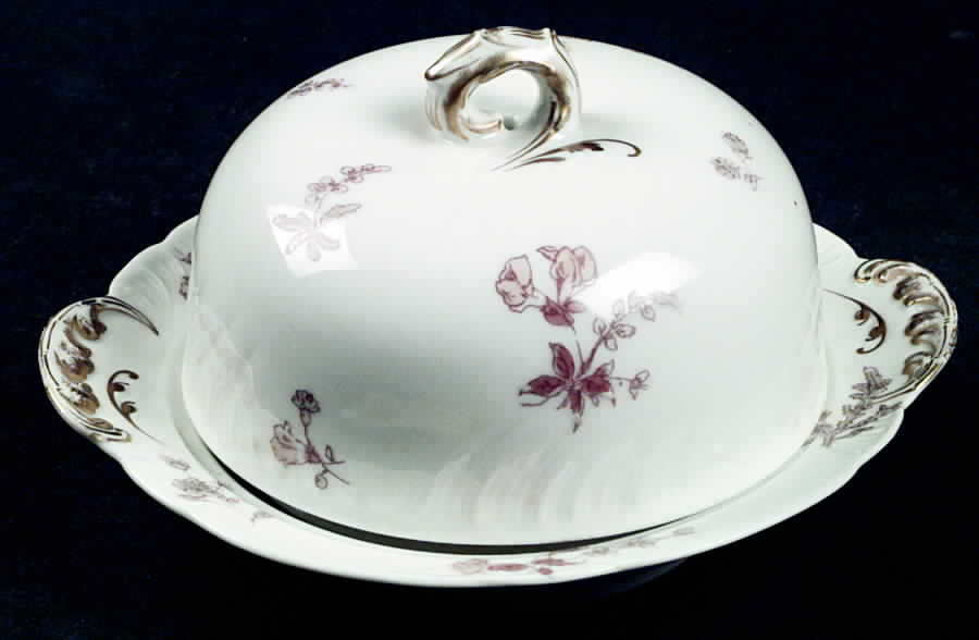 CHF647 Round Covered Butter by Charles Field Haviland-1