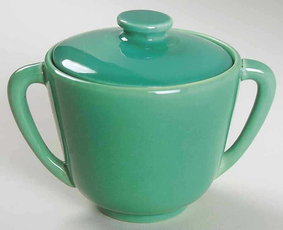 Rancho Green Sugar Bowl & Lid by Catalina-1