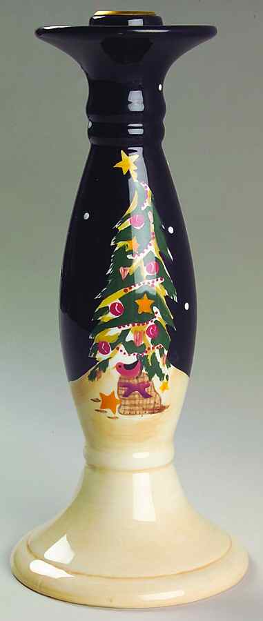 Midnight Tree 10" Candlestick by Certified International-1