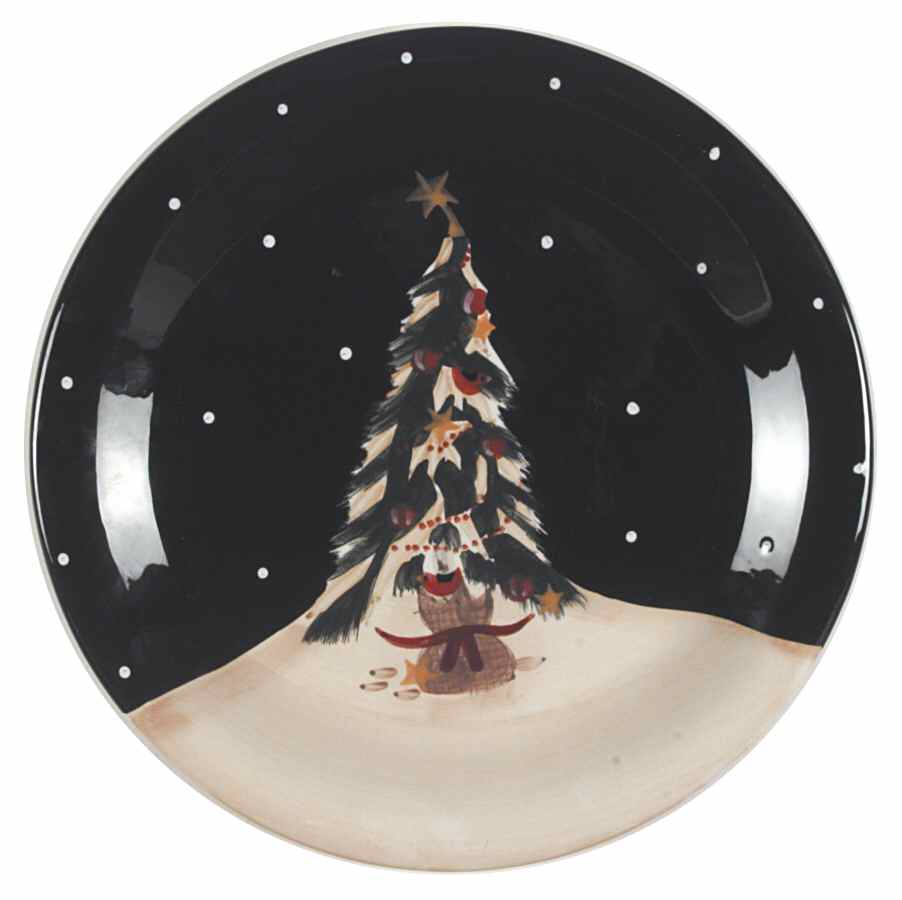 Midnight Tree Dinner Plate by Certified International-1