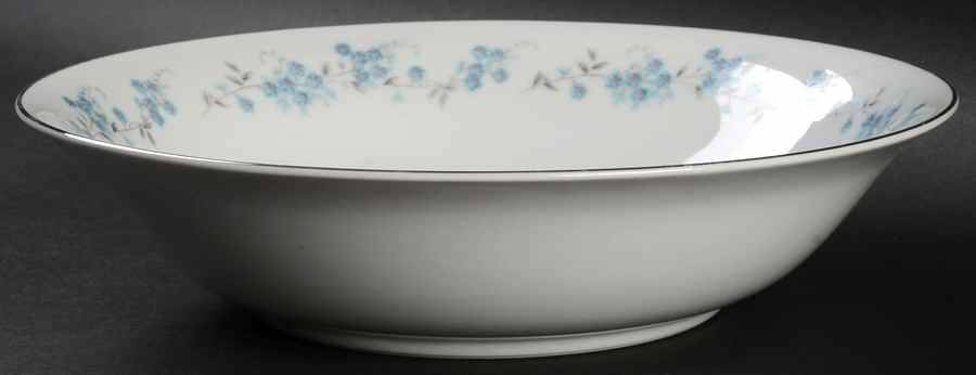 Nancy (No Center Design) 9" Round Vegetable Bowl by Crest Wood-1