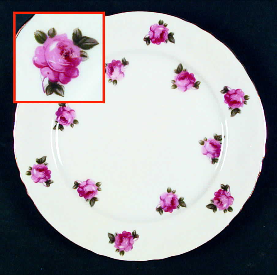 CHE15 Salad Plate by Cherry China (Japan)-1