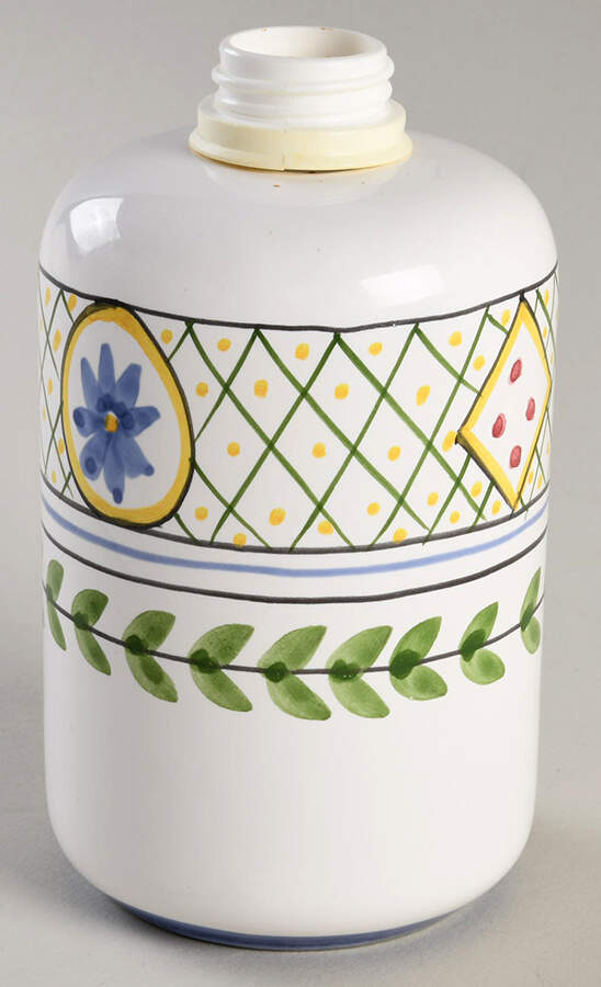 Blue Lattice Lotion Dispenser No Pump by Casafina-1
