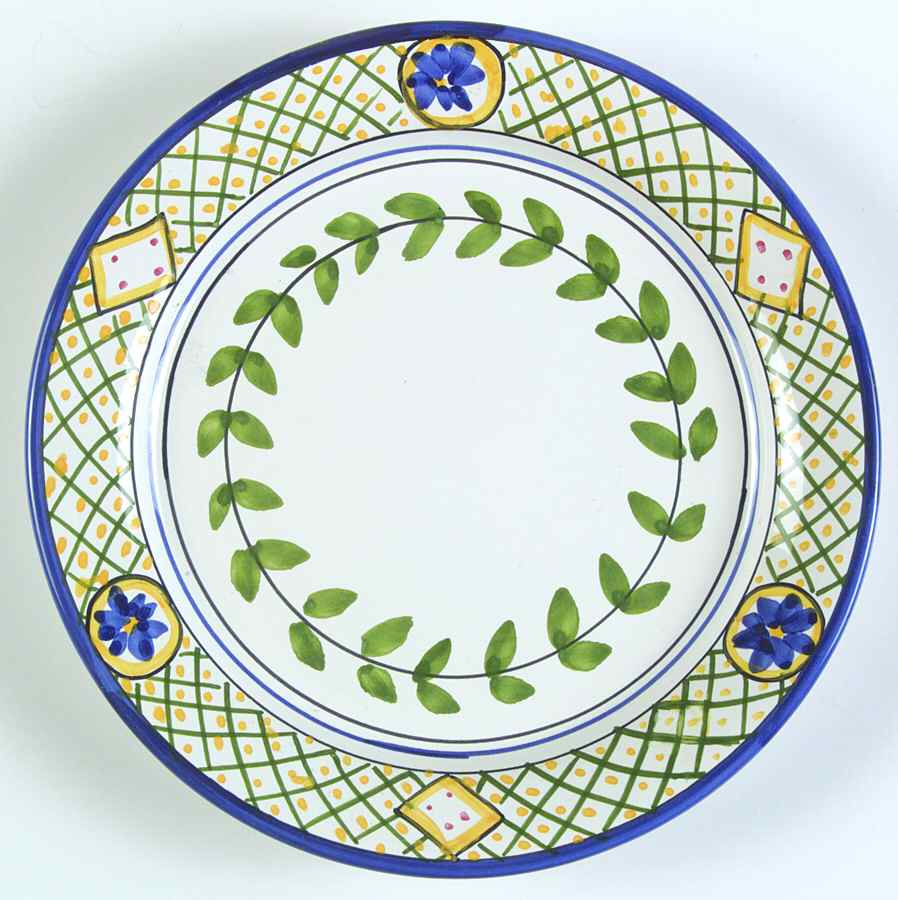 Blue Lattice Salad Plate by Casafina-1