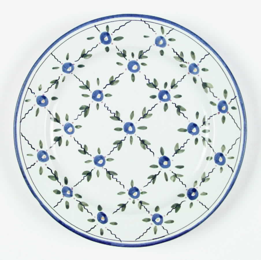 Bluebud Dinner Plate by Casafina-1