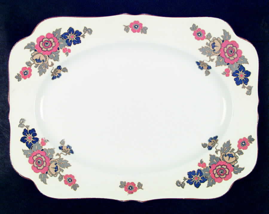 AF5 13" Oval Serving Platter by Crown Ducal-1
