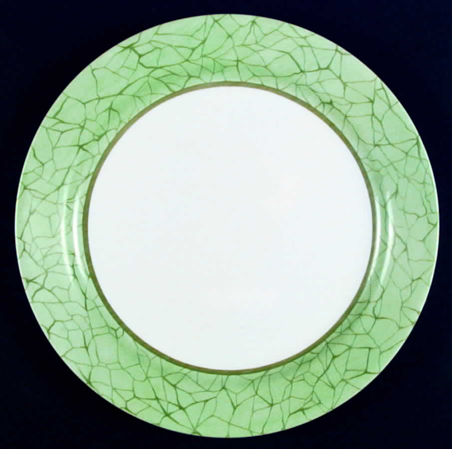Green Crackle (Corelle) Dinner Plate by Corning Corelle-1