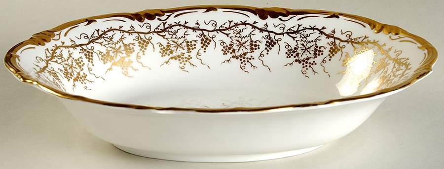 King's Plate 10" Oval Vegetable Bowl by Coalport-1