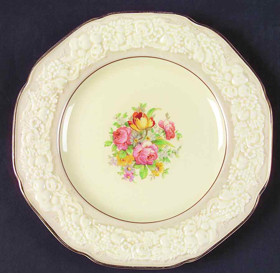CRD137 Salad Plate by Crown Ducal-1