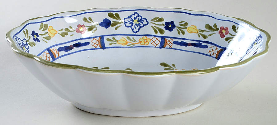 CAG4 9" Oval Vegetable Bowl by Cantagalli-1