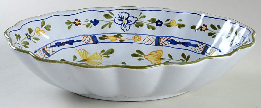 CAG4 12" Oval Vegetable Bowl by Cantagalli-1