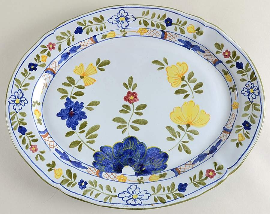 CAG4 16" Oval Serving Platter by Cantagalli-1