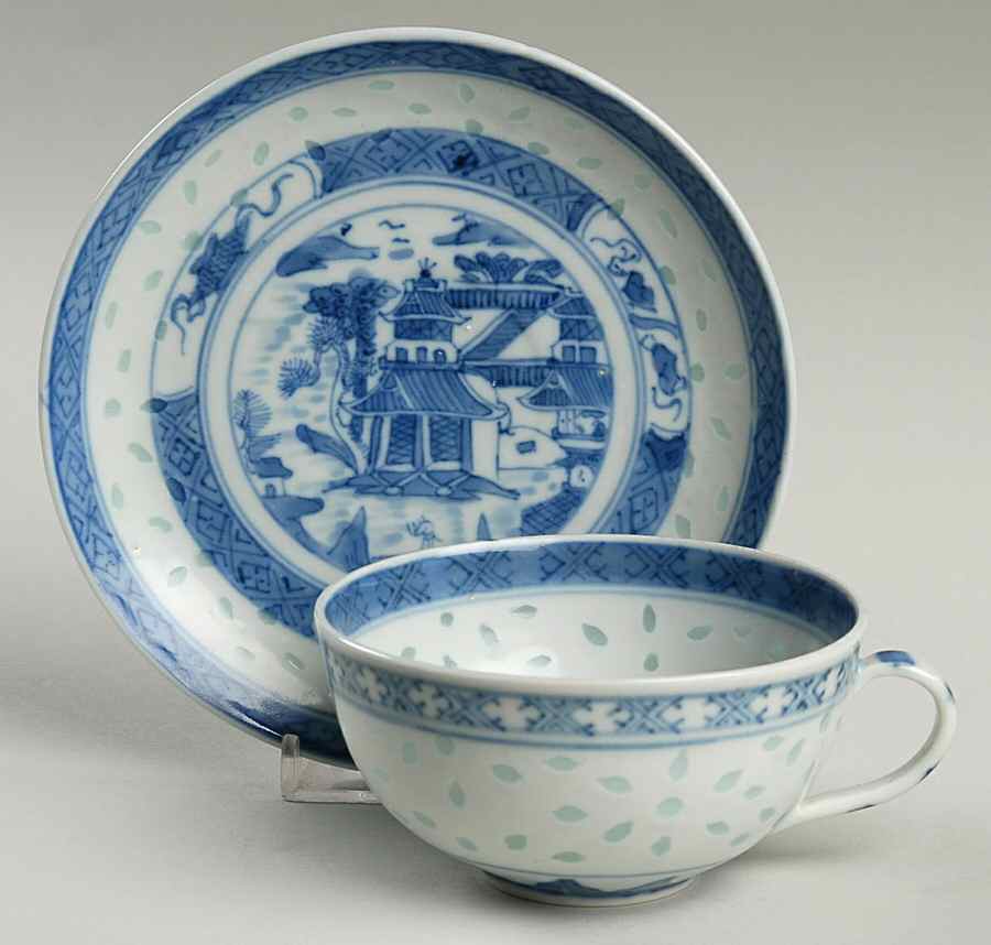 CX104 Flat Cup & Saucer Set by China (Made in China)-1