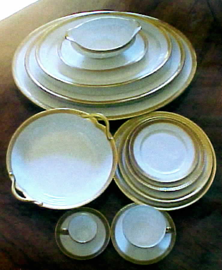 Schleiger 405-1 Flat Cup & Saucer Set by Charles Field Haviland-1