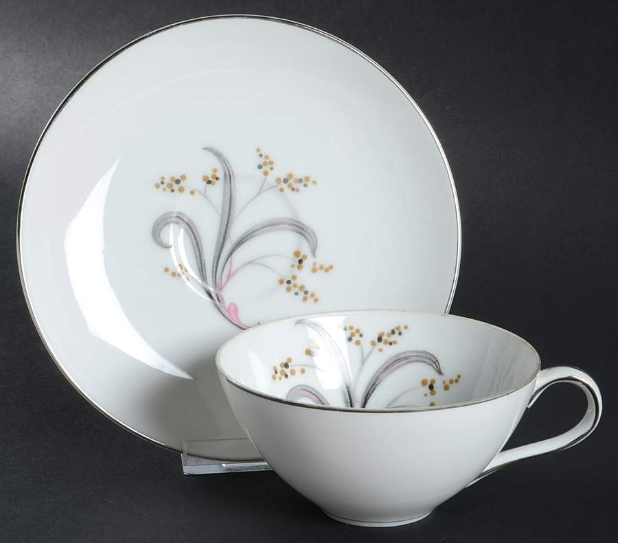 Overture Flat Cup & Saucer Set by Contour-1