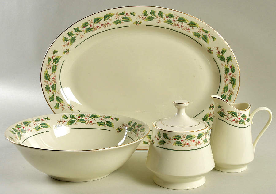 Holly Traditions 5 Piece Hostess Set by China (Made in China)-1