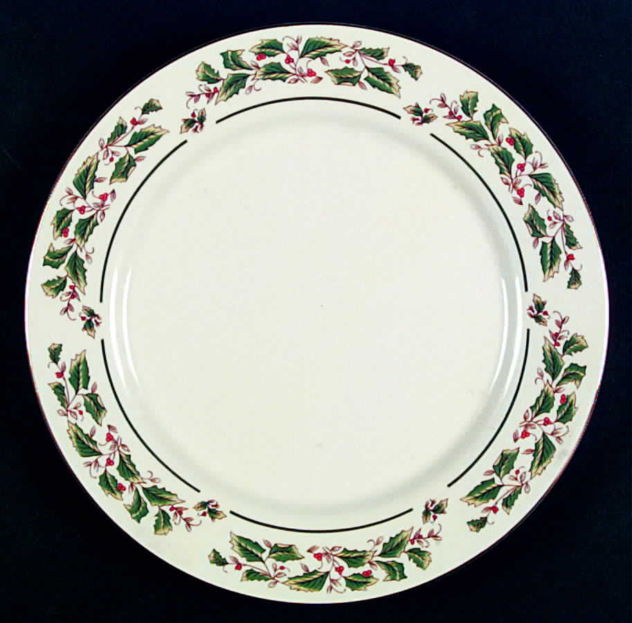 Holly Traditions Dinner Plate by China (Made in China)-1