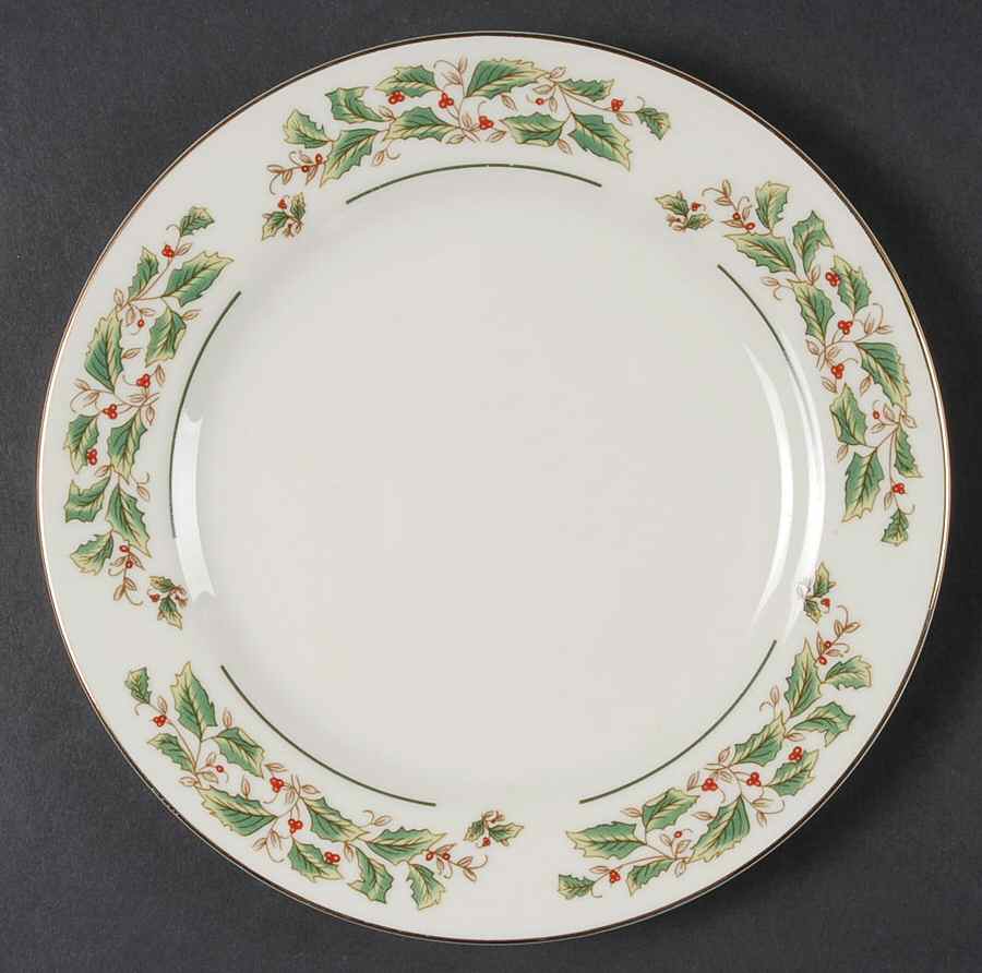 Holly Traditions Salad Plate by China (Made in China)-1