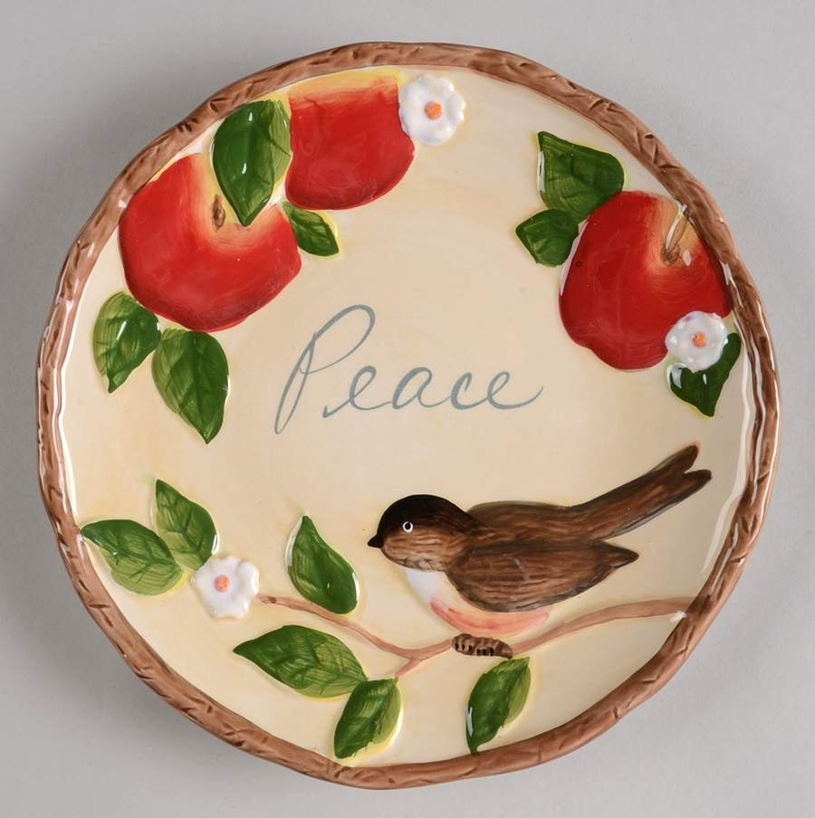 Apple Salad Plate by Cracker Barrel-1