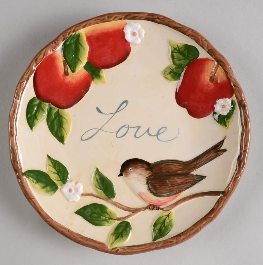 Apple Salad Plate by Cracker Barrel-1
