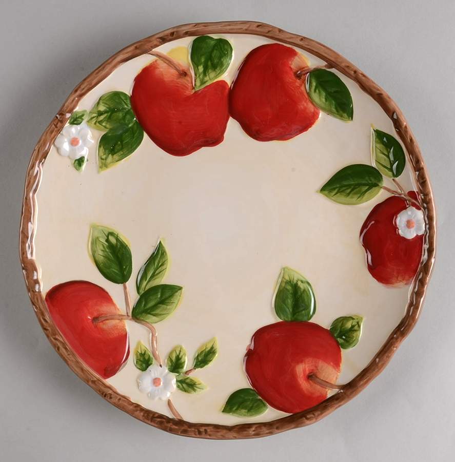 Apple Dinner Plate by Cracker Barrel-1
