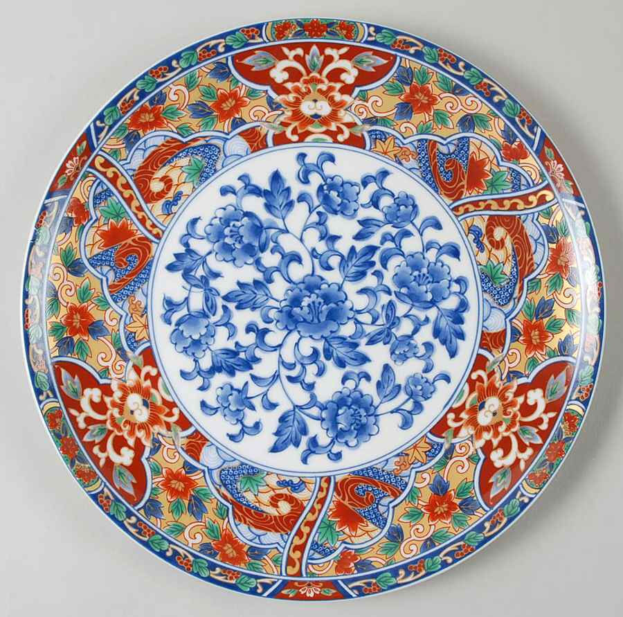 Imari Edo Dinner Plate by China (Made in China)-1