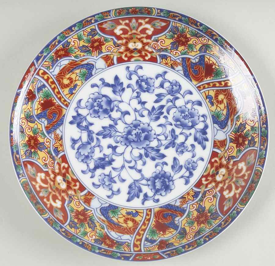 Imari Edo Salad Plate by China (Made in China)-1