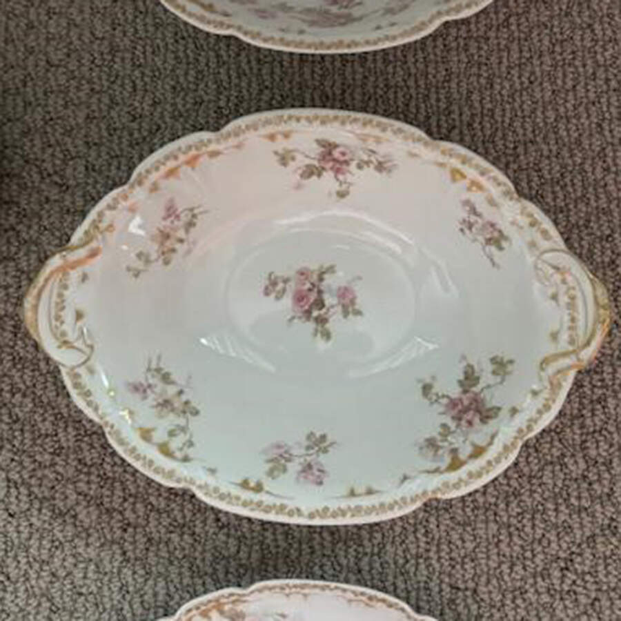 CHF664 10" Oval Vegetable Bowl by Charles Field Haviland-1