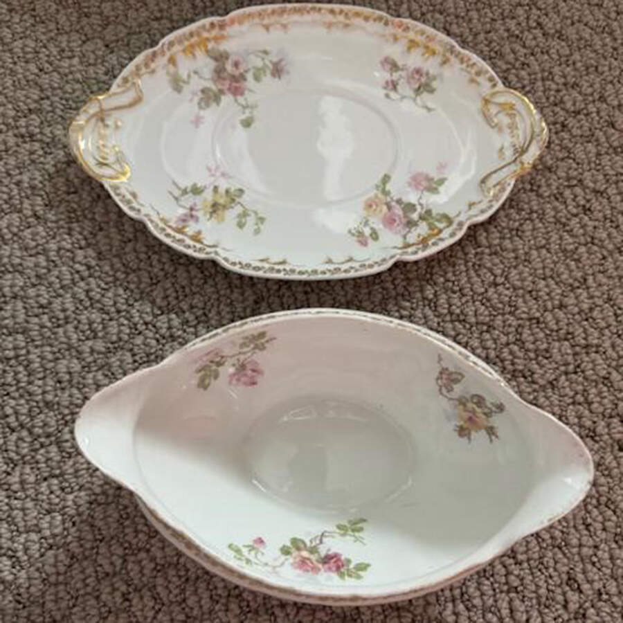 CHF664 Gravy Boat & Underplate by Charles Field Haviland-1