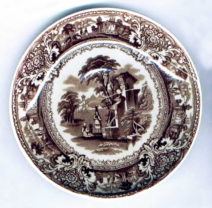 Italy Dinner Plate by Charles Meigh & Sons-1