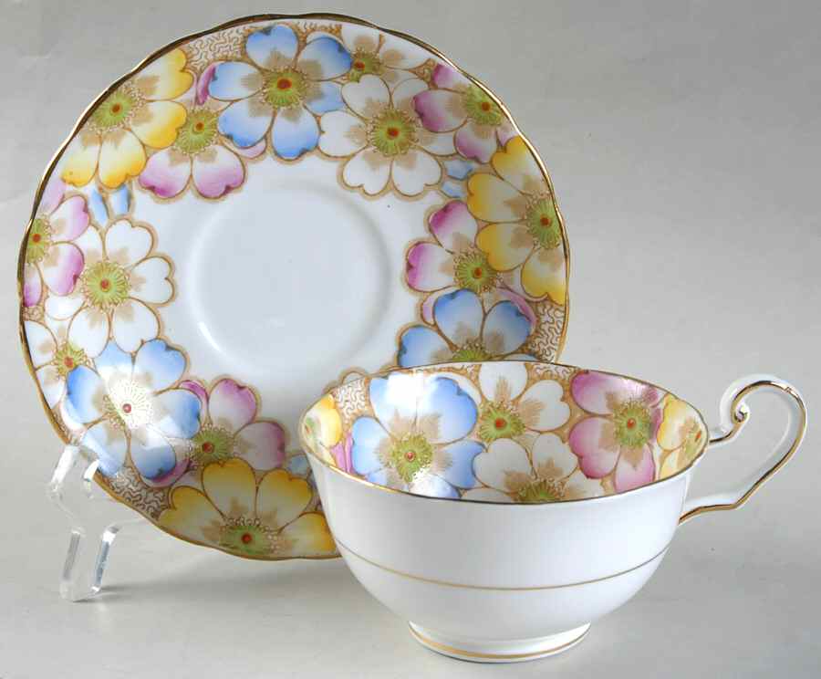 Annette Footed Cup & Saucer Set by Cartwright & Edwards-1