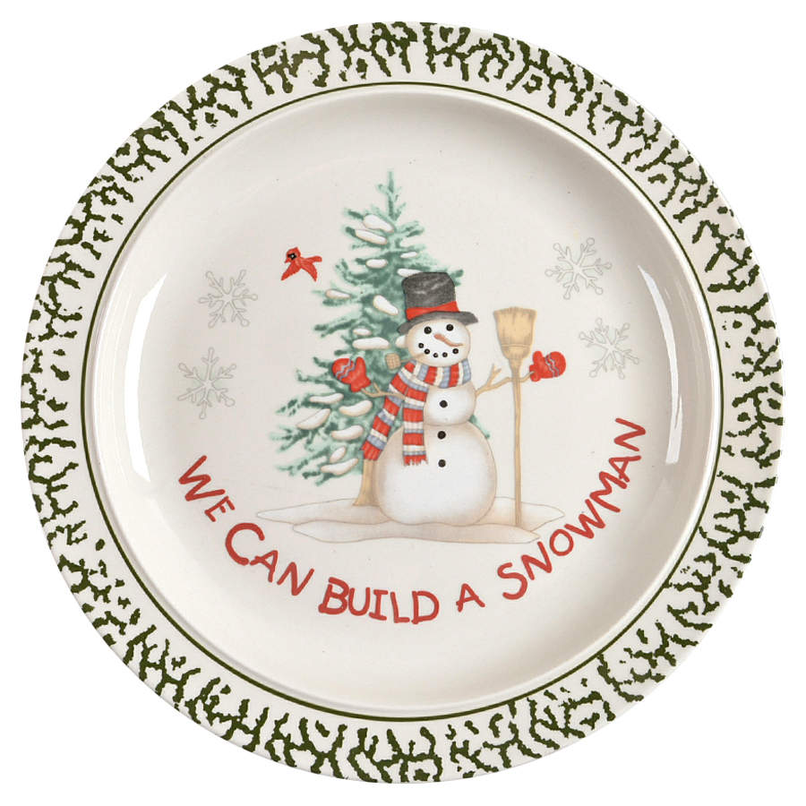 We Can Build a Snowman Dinner Plate by China (Made in China)-1
