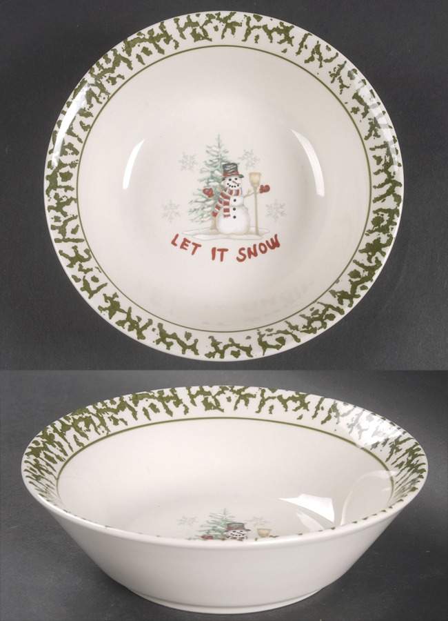 We Can Build a Snowman Coupe Cereal Bowl by China (Made in China)-1