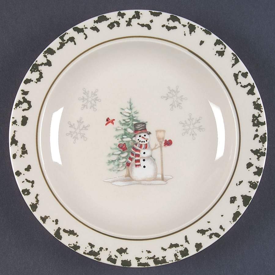 We Can Build a Snowman Bread & Butter Plate by China (Made in China)-1
