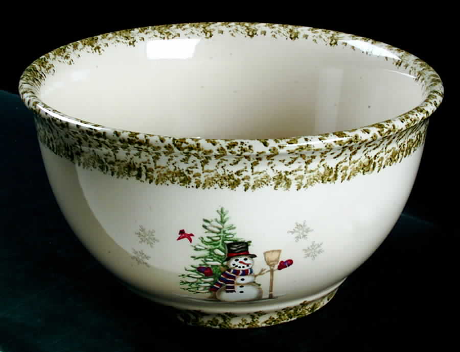 We Can Build a Snowman 10" Mixing Bowl by China (Made in China)-1