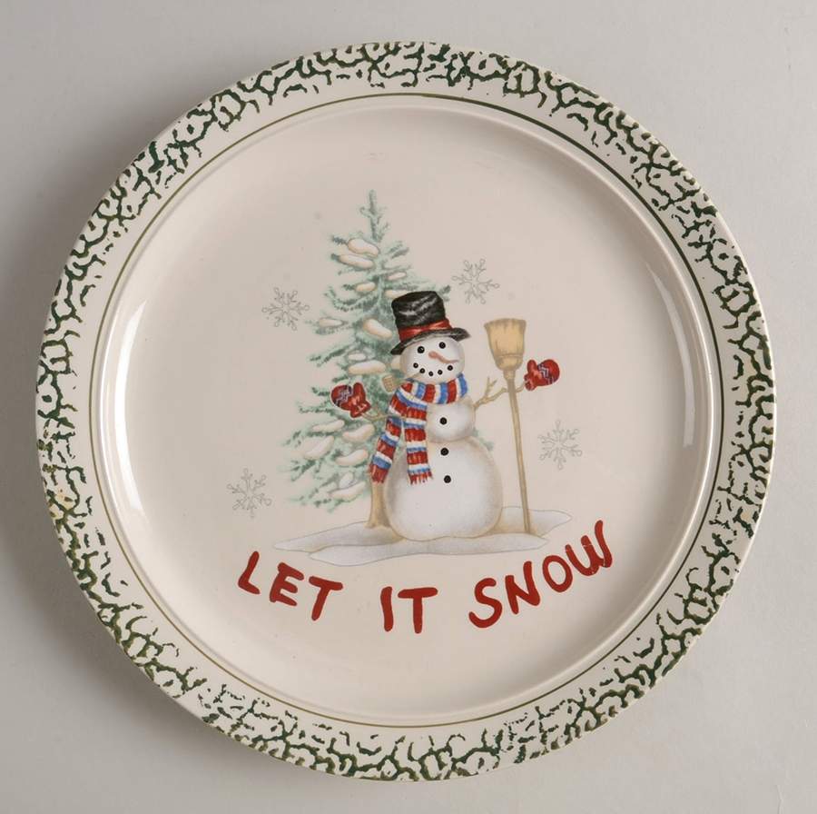 We Can Build a Snowman Dinner Plate by China (Made in China)-1