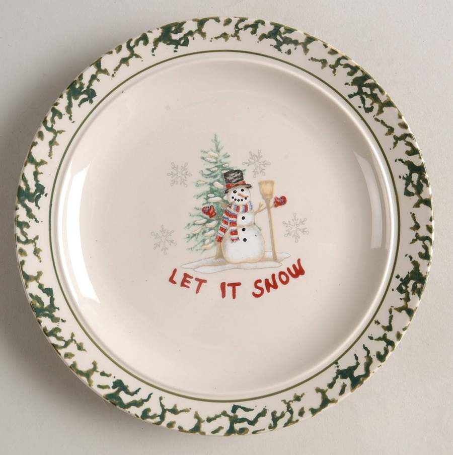 We Can Build a Snowman Bread & Butter Plate by China (Made in China)-1