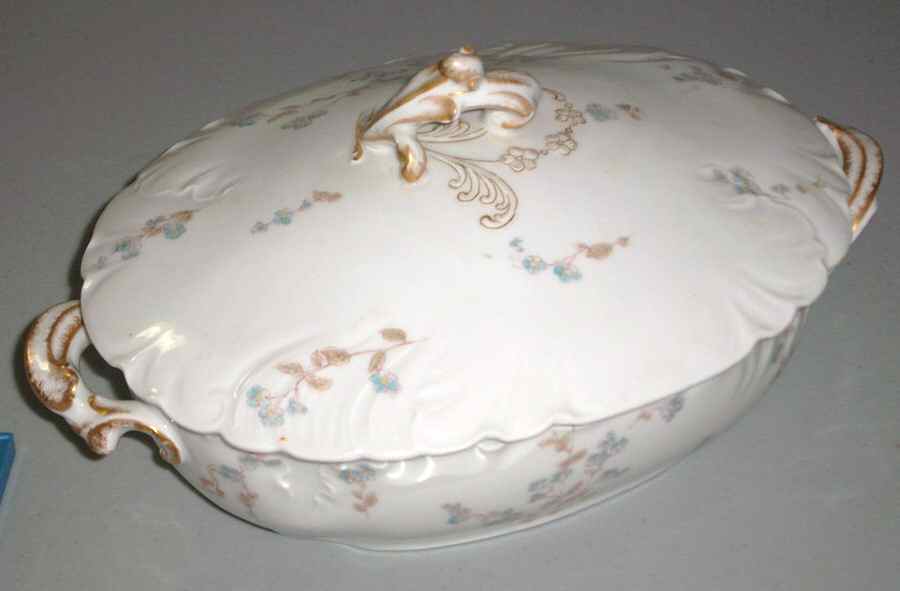 Schleiger 1300-2 Oval Covered Vegetable by Charles Field Haviland-1
