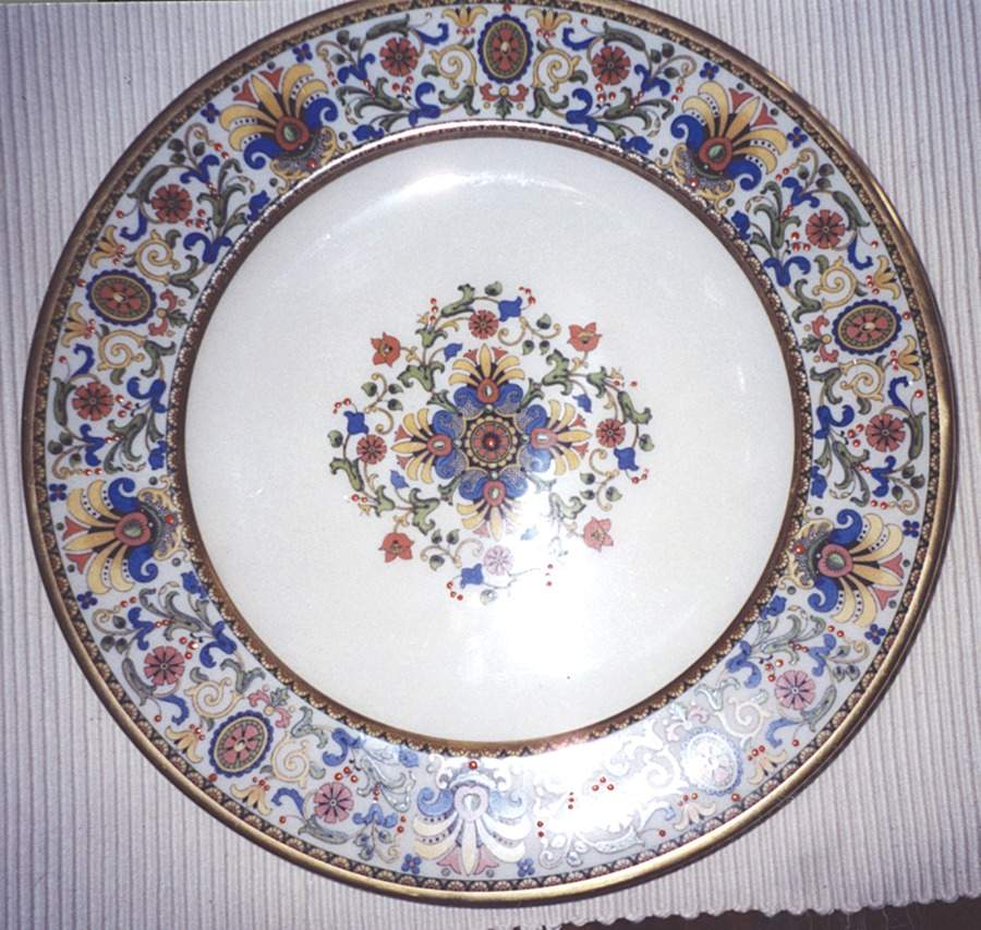 S115 Dinner Plate by Coxon Belleek-1