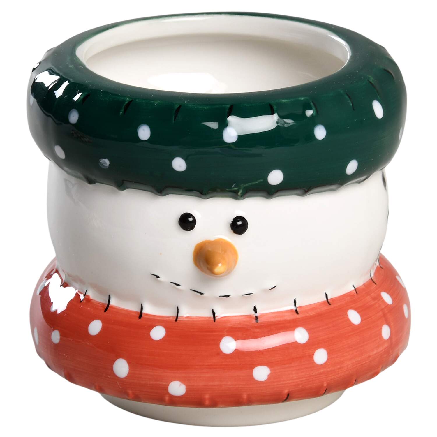 Snowman Stackable Sugar Bowl No Lid by Cook's Bazaar-1