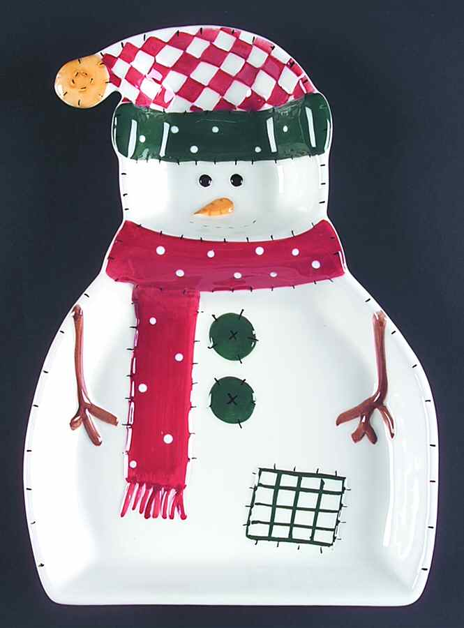Snowman 1 Piece Chip & Dip by Cook's Bazaar-1