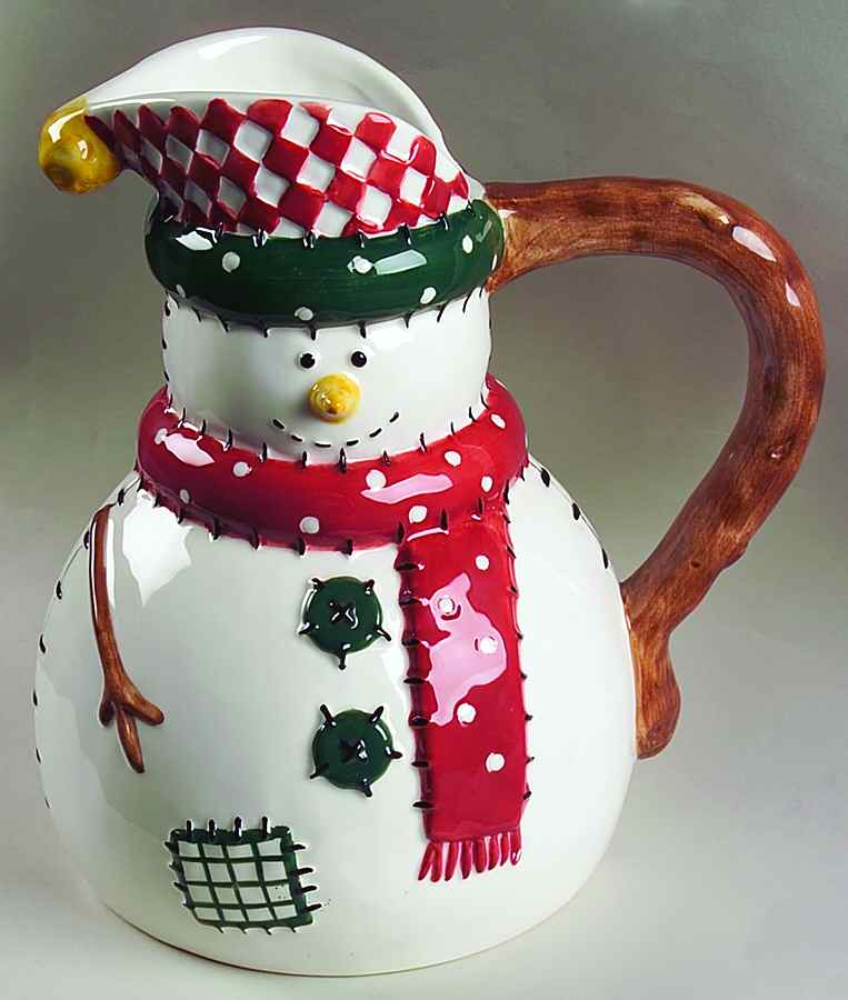 Snowman Figural Pitcher by Cook's Bazaar-1