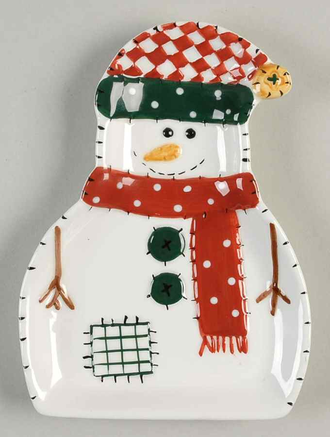 Snowman Spoon Rest/Holder (Holds 1 Spoon) by Cook's Bazaar-1