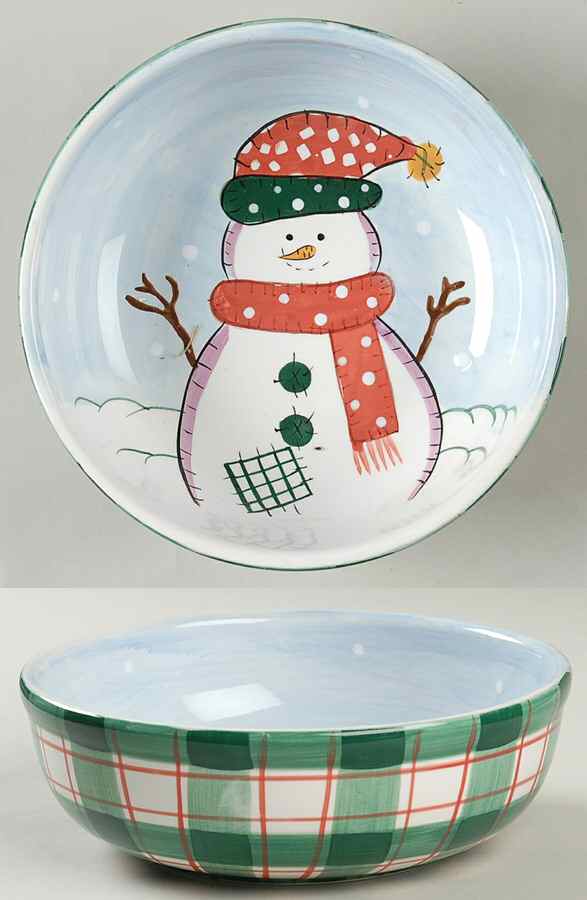 Snowman Coupe Cereal Bowl by Cook's Bazaar-1