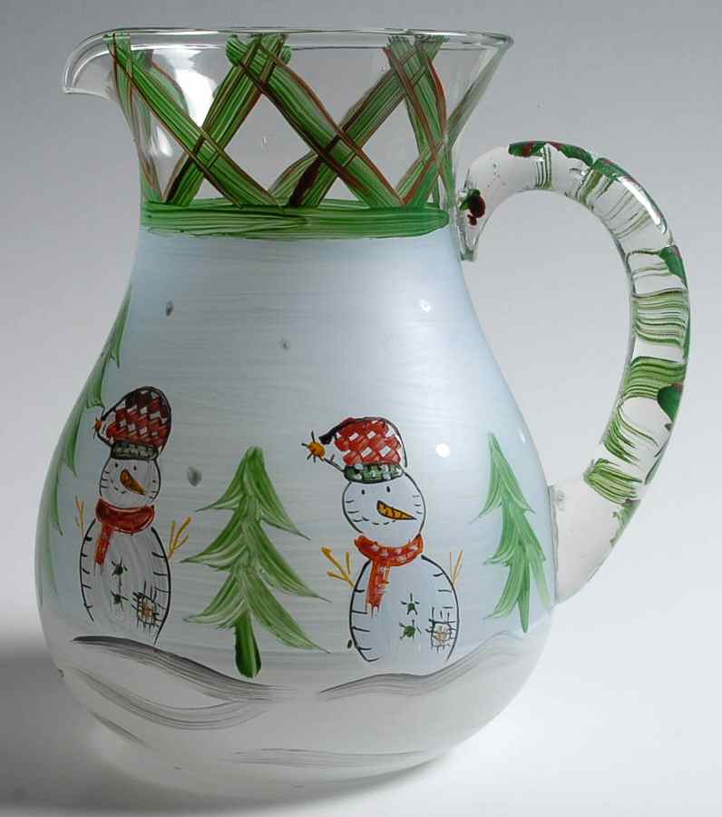 Snowman Glassware Pitcher by Cook's Bazaar-1