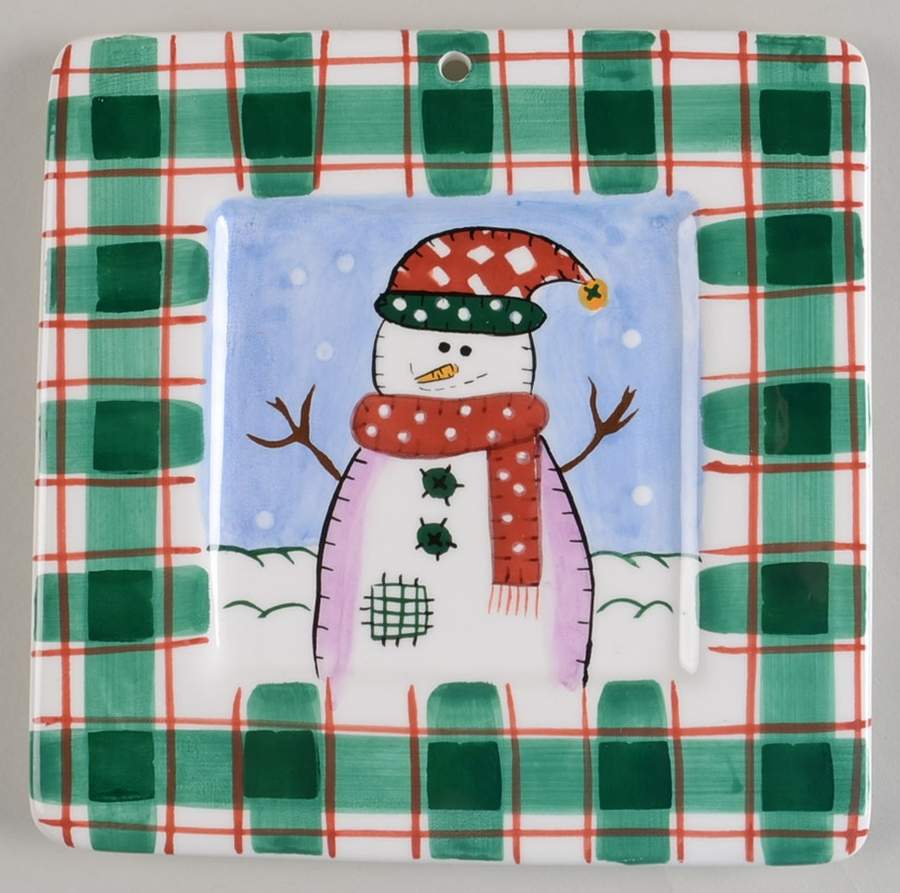 Snowman Square Trivet by Cook's Bazaar-1