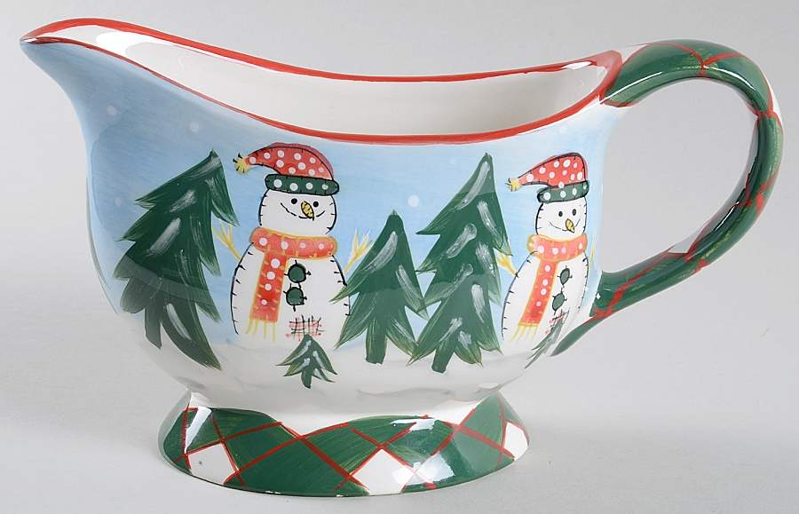 Snowman Gravy Boat by Cook's Bazaar-1