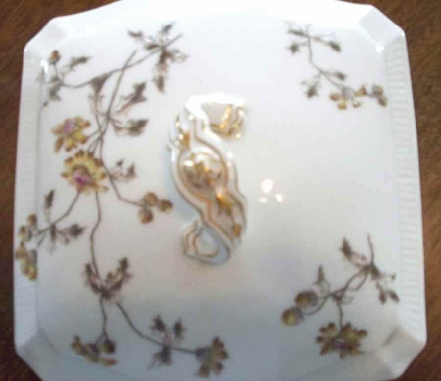 Schleiger 1311-4 Lid for Square Vegetable by Charles Field Haviland-1