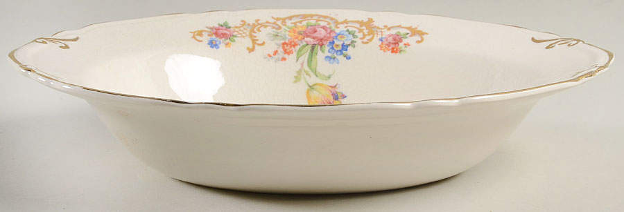 CRP94 10" Oval Vegetable Bowl by Crown Potteries-1